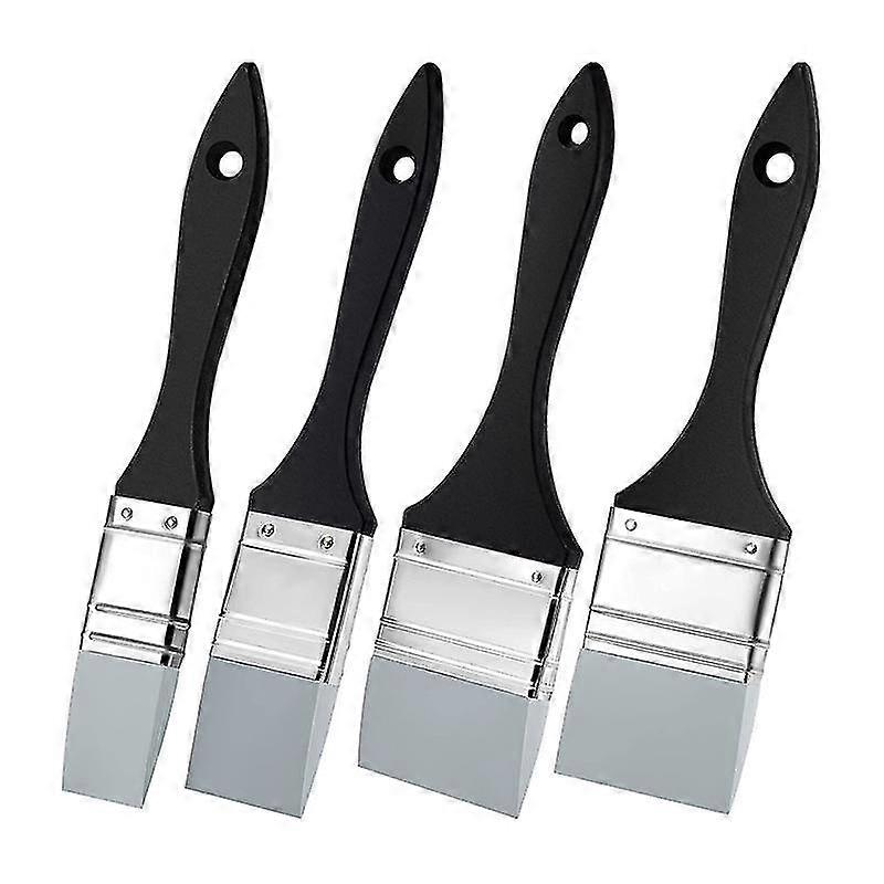 4 Pcs シリコン ペイント ブラシ セット カラー シェイパー シリコン ブラシ 樹脂ペイント ブラシ用、 1 1.5 2 2.5 インチ