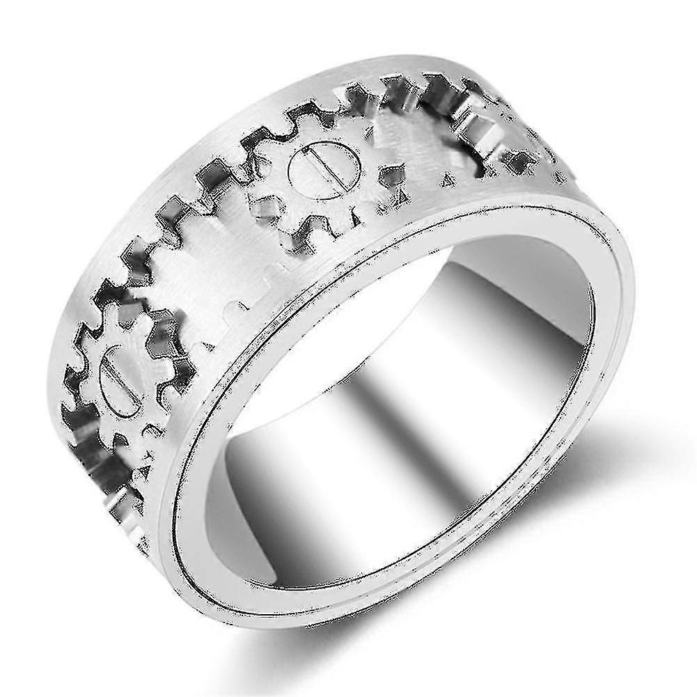 Alg Rotating Gear Ring Stainless Steel Machinery Wind Designer Decompression