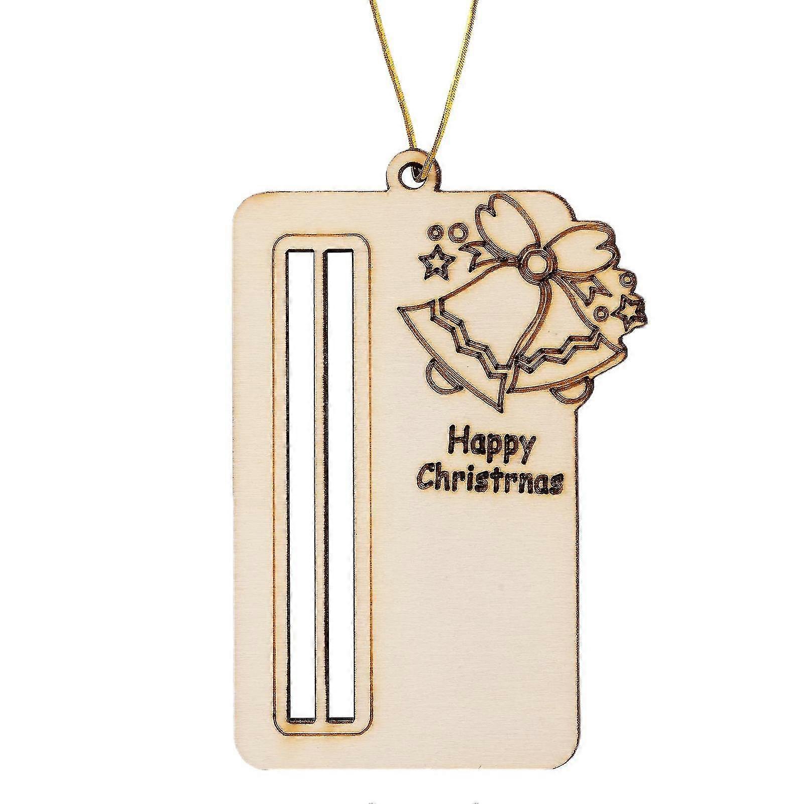 Crăciun unic Money Holder pentru cadou în numerar Ornament personalizat hangable pentru perete acasă Hg