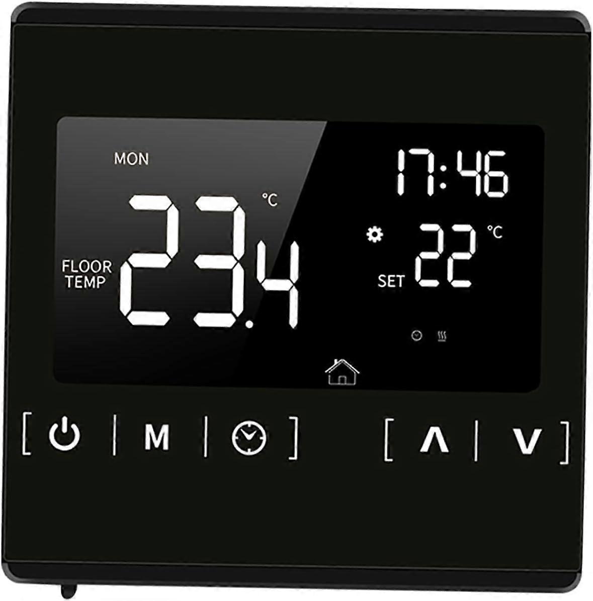 Underfloor Heating Smart LCD Touchscreen Thermostat for Home Programmable Electric Underfloor Heating Thermoregulator AC 85-250V Temperature Controlle