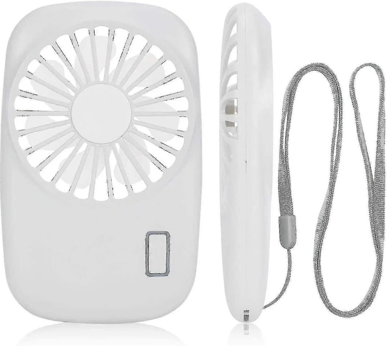 Small Portable Fan Rechargeable-white