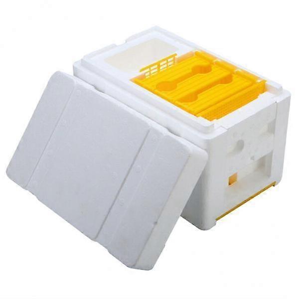 5xBee Hive Beekeeping King Box Pollination Boxes Foam Plastic Beekeeping Tools