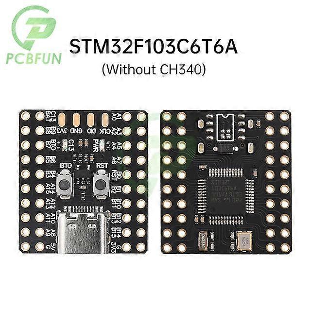 Stm32f103c6t6a Stm32f103c8t6 Ch32v103c8t6 Mini Microcontroller Development Arm Architecture Minimum System Board Type-c