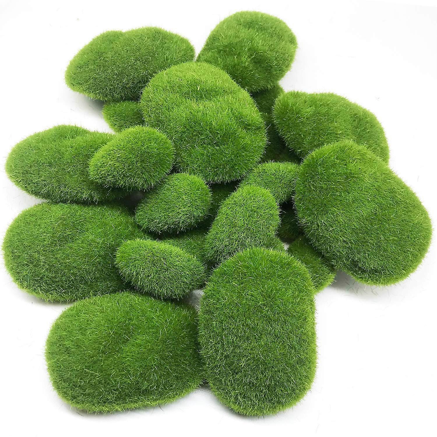 Artificial Moss Rocks Decorative (25-2 Size)