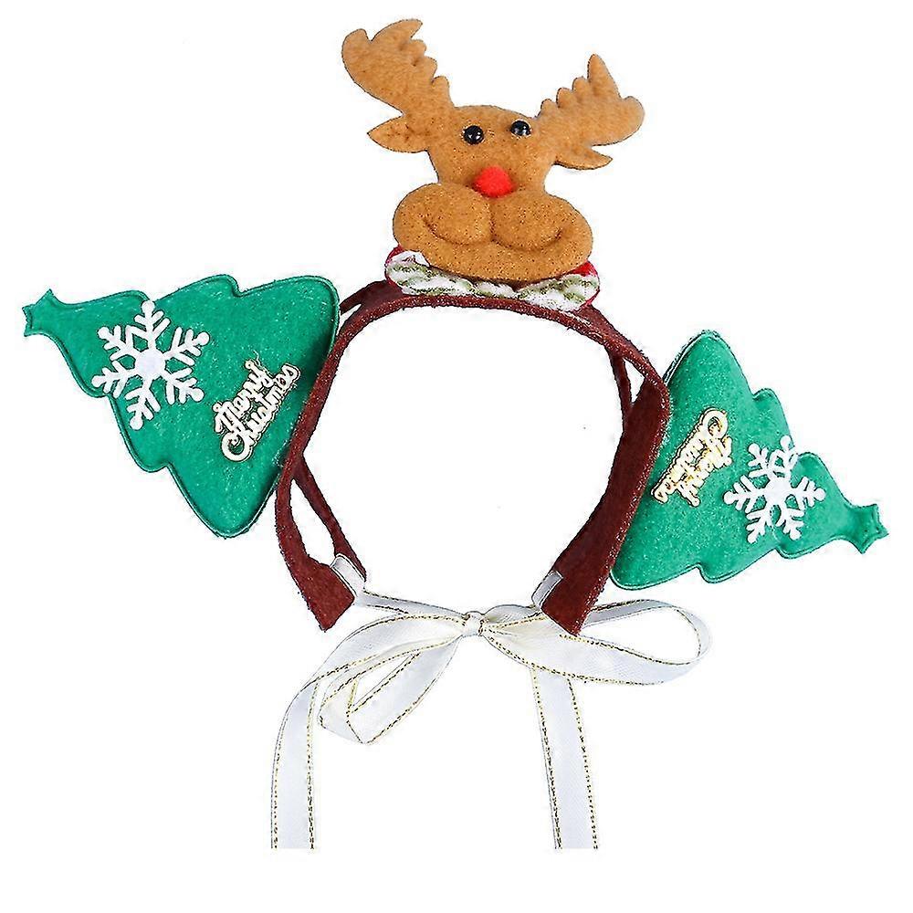 סרט חג המולד ליל כל הקדושים כובעי מסיבת חג הפסחא תחפושת קוספליי לכלב חתול מתכוונן כיסוי ראש גמיש