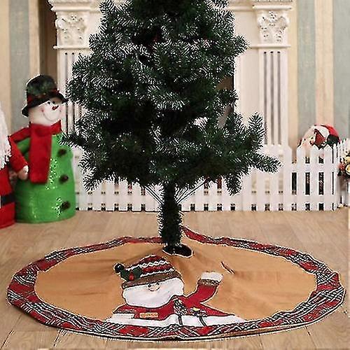 Christmas Decorations Christmas Apron Fabric Christmas Tree Skirt 105cm