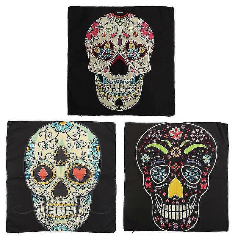 3pcs Halloween Pillow Case For Halloween Decorations