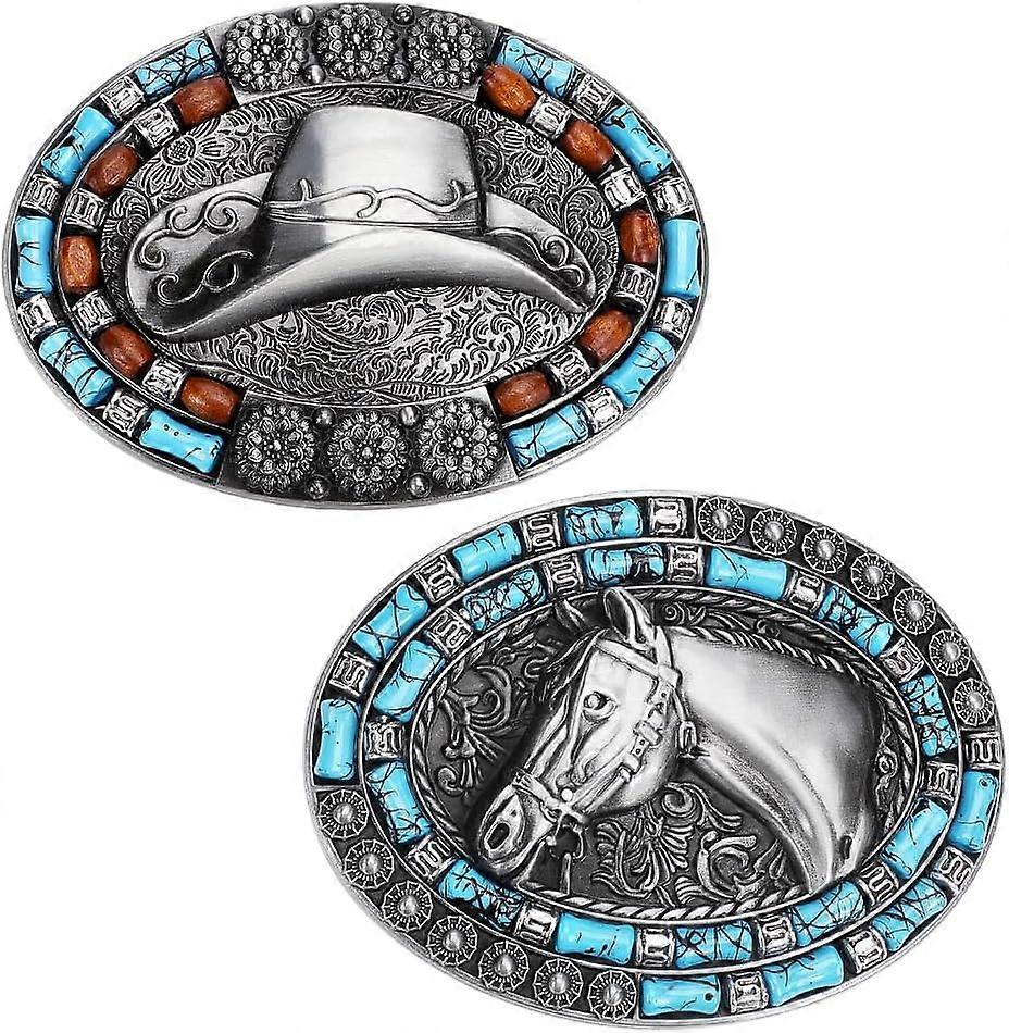 Long Horn Bull Belt Buckle
