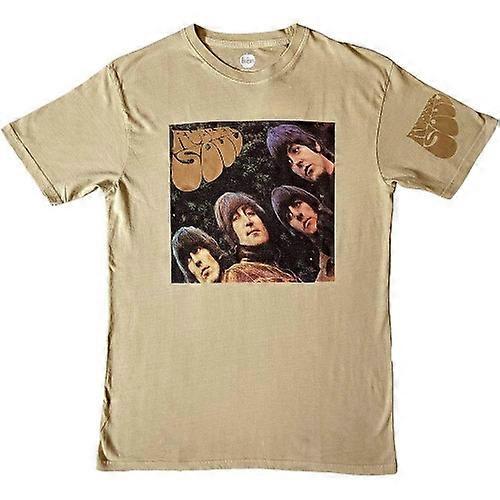 The Beatles Unisex Adult Rubber Soul US Sleeve Print T-Shirt