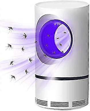 فخ البعوض الكهربائي الداخلي ، مصباح قاتل البعوض مع مزود طاقة USB ومحول ، مروحة شفط ، بدون Zapper ، آمن على الطفل