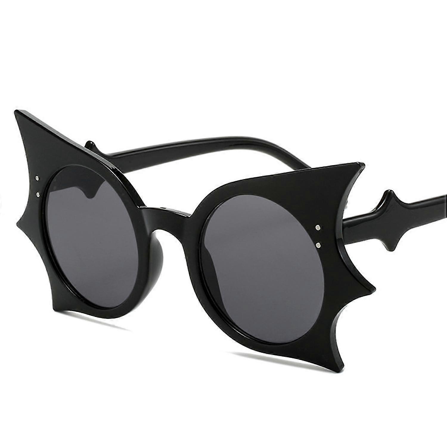1 pár unisex retro netopýří tvar sluneční brýle ženy muži punk brýle hip hop styl legrační sluneční brýle
