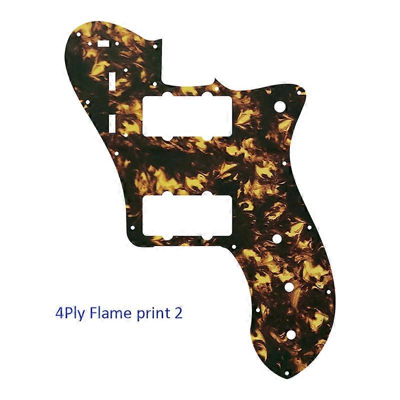 Custom Guitar Parts - For US FD US FD 72 Tele Deluxe JM Reissue Guitar Pickguard With Jazzmaster Layout : Many Colors