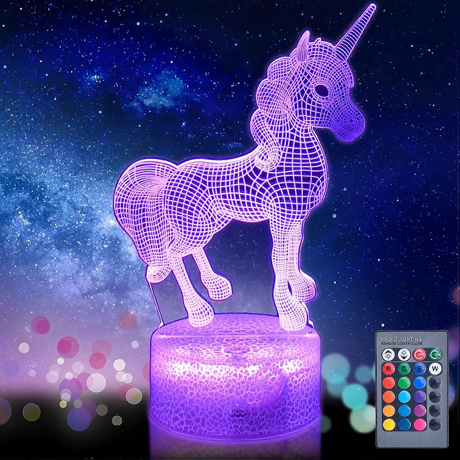 Gifts Night Lights for Kids with Remote & Smart Touch 7 Colors + 16 Colors Changing Dimmable LED Nightlight Bedside Lamp,Best Toys 1 2 3 4 5 6 7 8 Yea