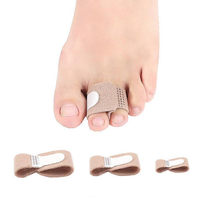 Broken Toe Wraps, Cushioned Bandages Hammer Toe Separator Splints, 1 Pack, 4 Count