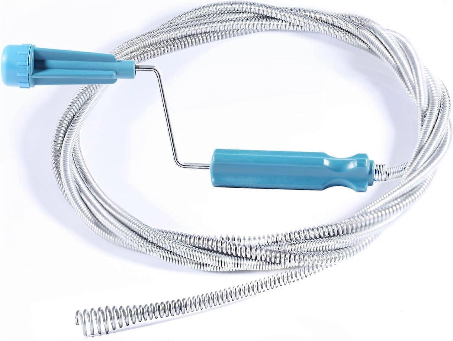 Drain Cleaning Spiral - 2.6mx 6mm - Spiral - Drain Unblocker - With Piercing Tip