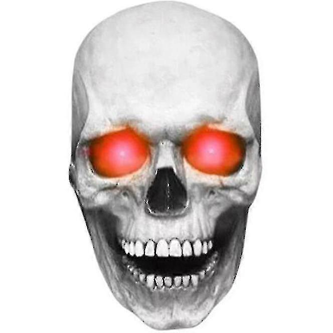 Movable Jaw Skull Mask Helmet Halloween Party Prop Latex Headgear