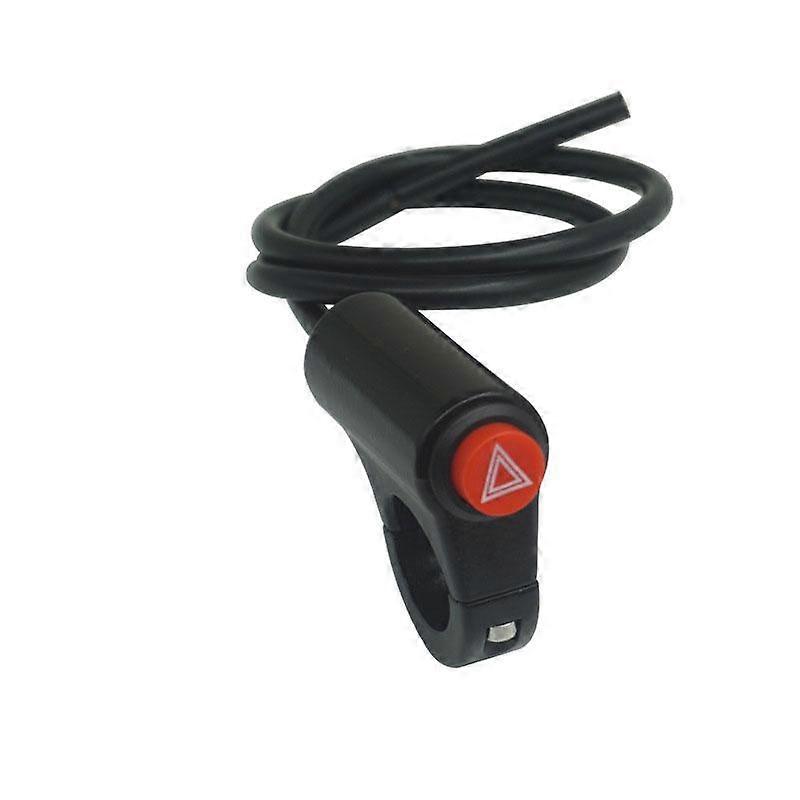 New Motorcycle Switch Hazard Light Switch Button Electric Vehicle Double Flash Warning Emergency Lamp Signal Flasher Accessories
