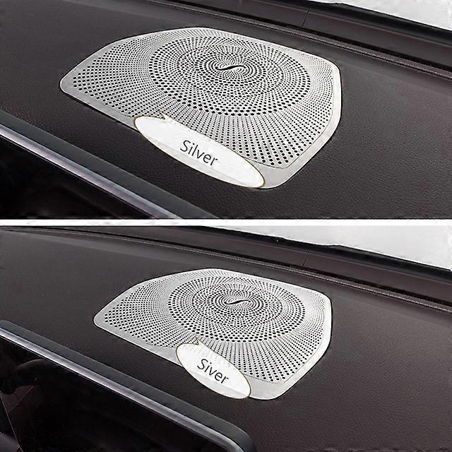 Dashboard Loudspeaker Cover Stickers Trim Accessories LHD For Mercedes Benz W205 GLC C Class C180 C200 Car Styling Audio Speaker