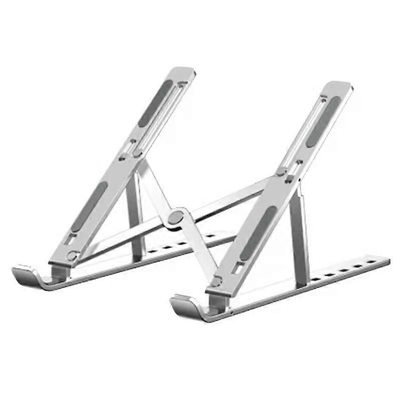 18 "6-speed Adjustment Aluminum Alloy Laptop Holder Stand Adjustable Foldable Portable For Notebook Computer Bracket Lifting Cooling Holder Non-slip