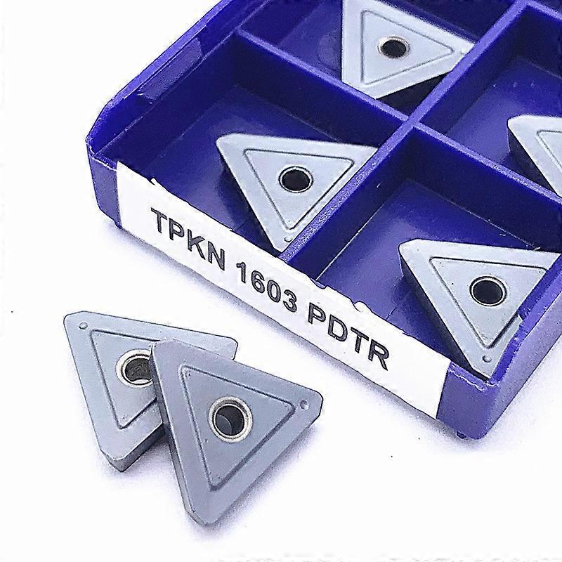 10 pieces  TPKN1603 PDTR External Turning Tool Carbide insert CNC blade