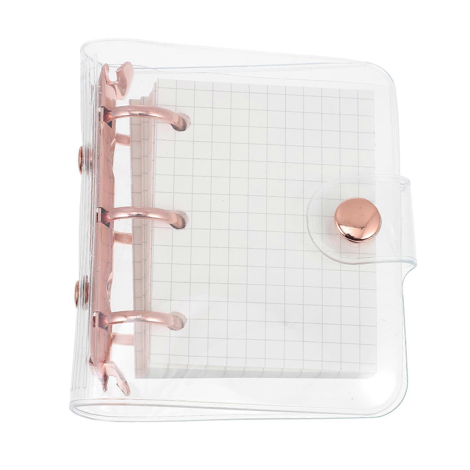 1 Set of Mini Scrapbook Loose-leaf Notebook Pocket Binder Lovely Small Notebook