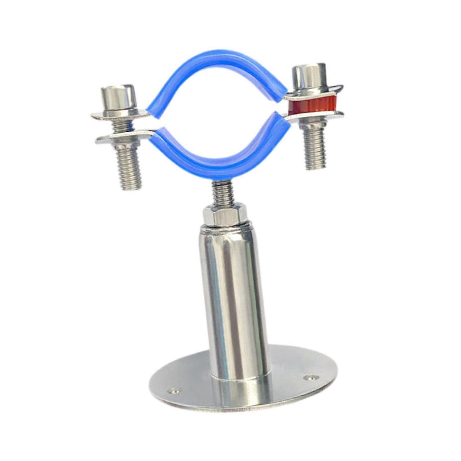 Ceiling Mount Pipe Support AntiSlip Pad Pipe Hanger Pipe Clamp Fixed Support for 8mm to 10mm