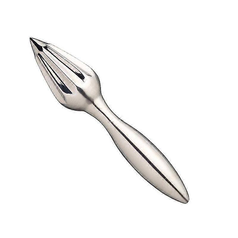 Presse-agrumes en métal et acier inoxydable, presse-agrumes, presse-agrumes, presse-fruits, outil pour la maison, la cuisine et le bar (1 pièce, argent)