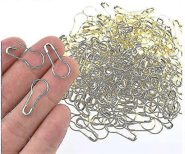 1000pcs لمبة دبابيس السلامة ، دبوس القرع المعدني ، دبابيس صغيرة ، دبوس السلامة جودة عالية