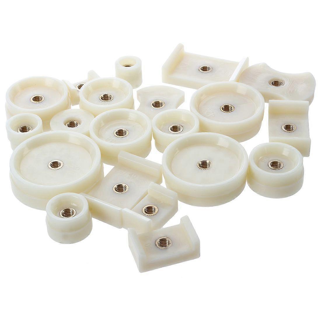 Pack of 20 Watch Back Press Fitting Dies Watch Repair Kit Round and Rectangular