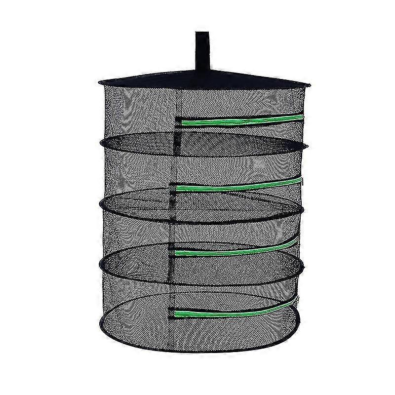 Drying Net - 4 Layers Hanging Mesh Drying Net For Herb Drying, Herb Drying Net With Zippers-60cm