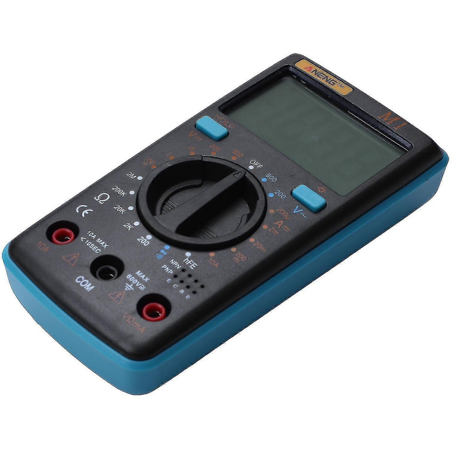 Aneng M1 Auto Digital Meter Back Ac/ Ammeter Voltmeter Ohm Portable Meter Volta Trans