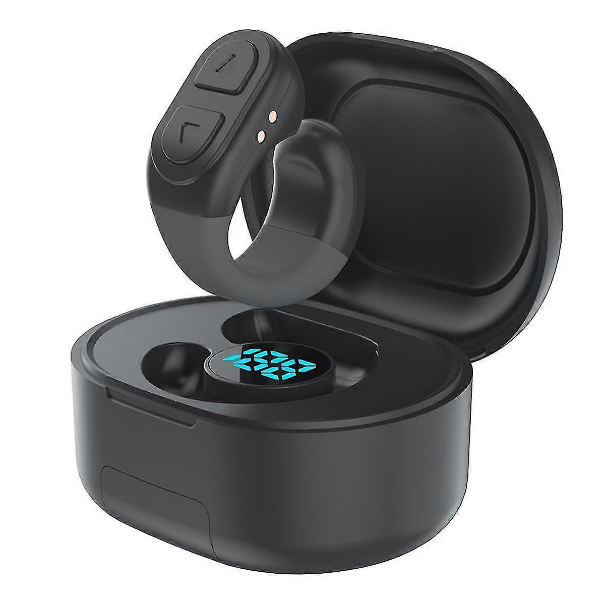 Scrolling Ring Remote Bluetooth Page Turner Clicker with Digital Charging Case for IOS Android Phone-