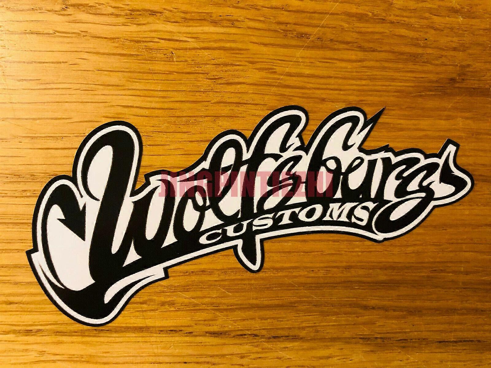 Interesant WOLFSBURG CUSTOMS Aufkleber Autocolant OEM Youngtimer VAG Tuning Motorsport Mi115 Autocolante de curse