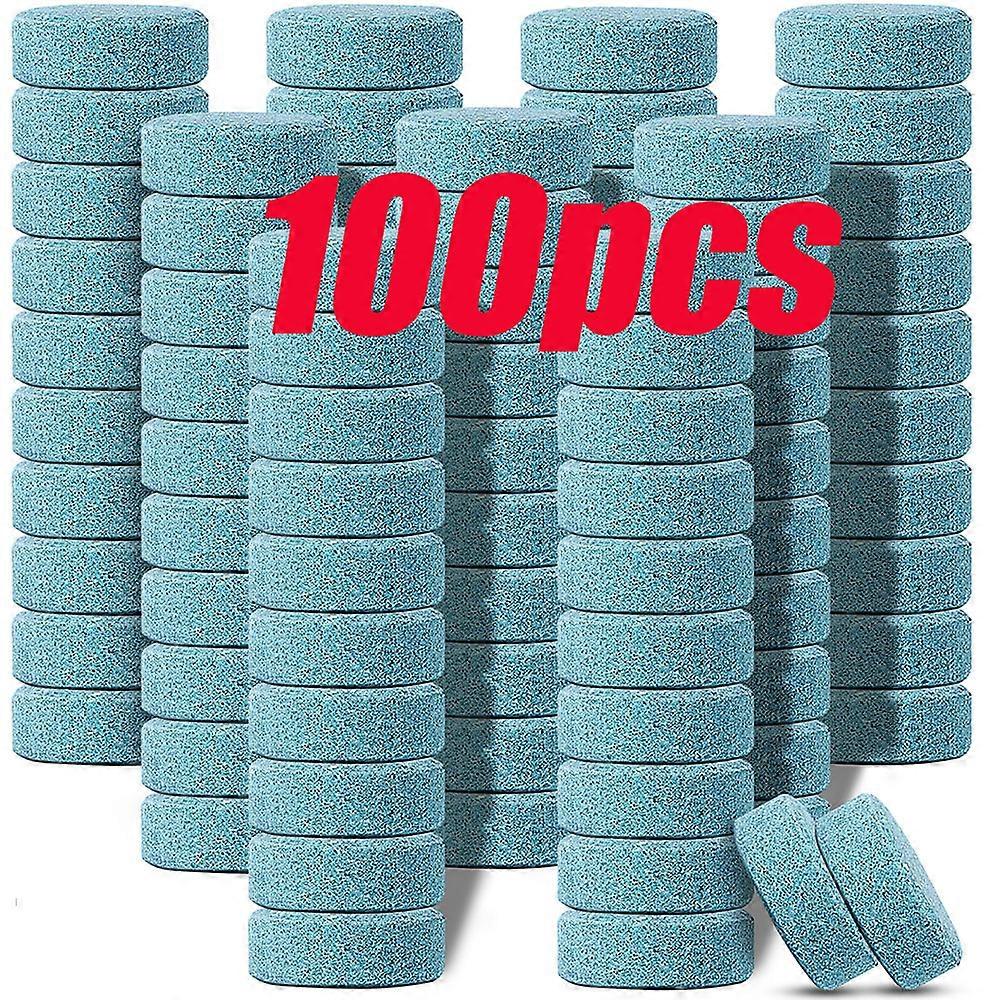 100pcs Auto Voorruit Cleaner Auto Window Cleaning Universal Auto Glas Water Stof Roet Remover Voor Auto Venster Wassen Tabletten