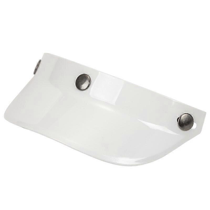 3/4 Motorcycle Helmet Visor Shield 3-Snap Design Open Face Helmet Visor Gift for Motorcycle Enthusiasts