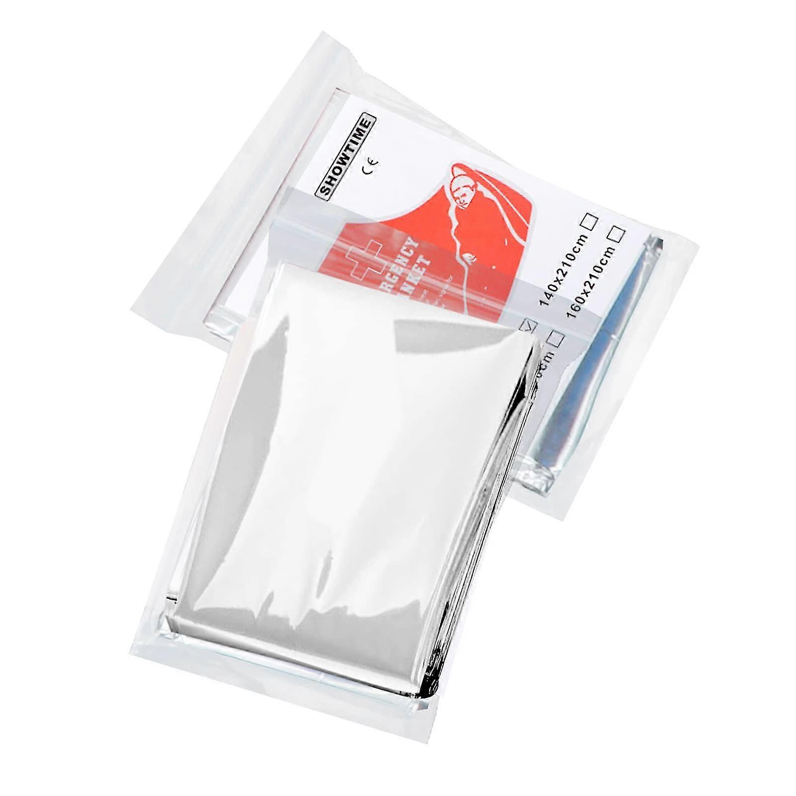 3pcs Emergency Thermal Foil Blankets Aluminum Waterproof Ultra-light Reusable Cold-proof For Rescue First Aid