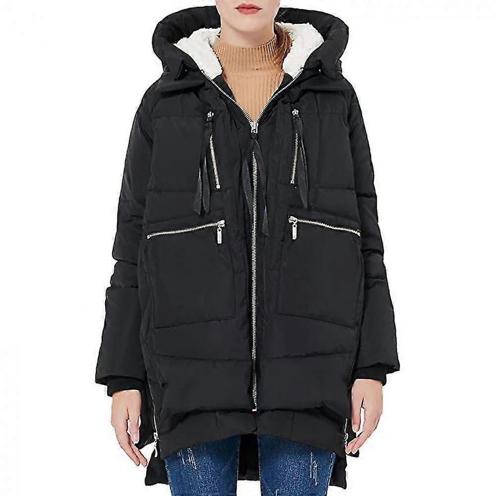 Kvinders fortykkede dunjakke varm vinter dunfrakke NZX