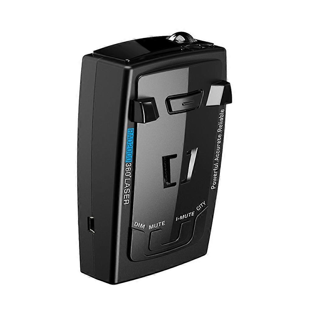 RAD2000 Car Radar Detector 12V English Russian Laser Rador Detection Speed Alarm Warning Speed Control System Auto Accessories