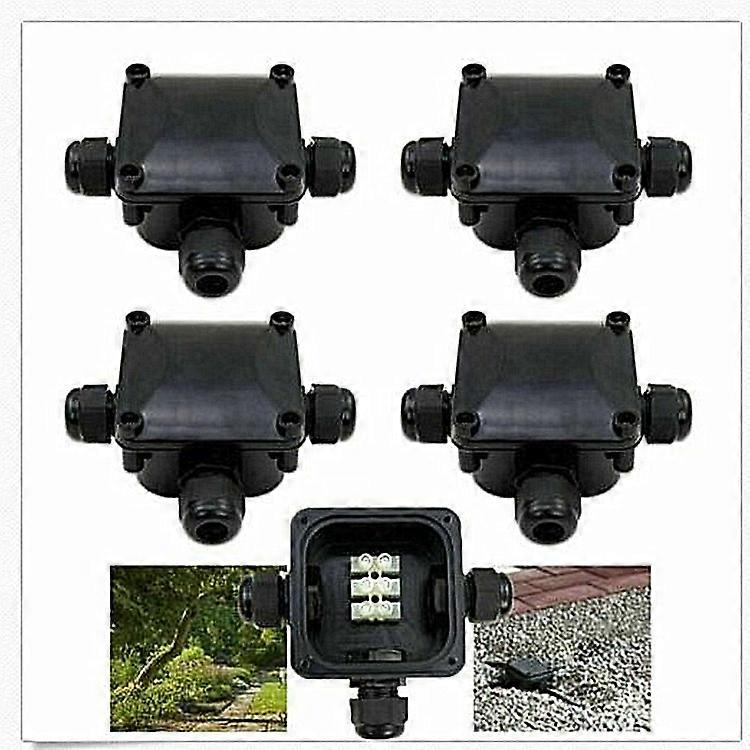 10 Pack Waterproof Junction Box, Fit 3 Way Junction Box