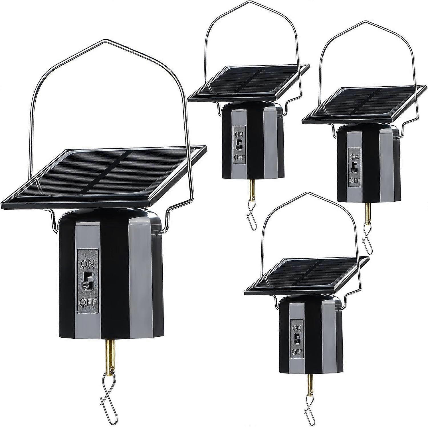 4pcs Solar Wind Spinner Small Motor Hanging Spinning Motor Spinning Wind Chime Spinner Motor for Wind Chime Sun Catcher Display Yard Garden Lawn Entra