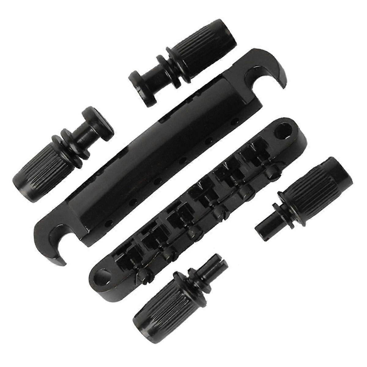 Guitar Bridge 6-String Electric Guitar Bridge 6-String Electric Guitar Bridge Black