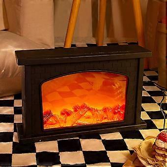 Lanterna da camino a led vintage con effetto fiamma di fuoco | Leroy Merlin