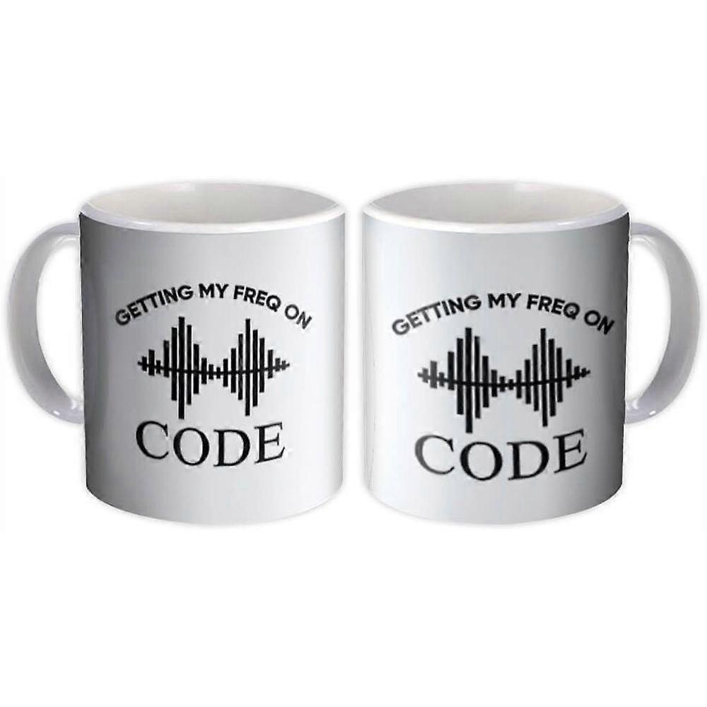 Gift Mug: Getting My Freq On Waves Ham