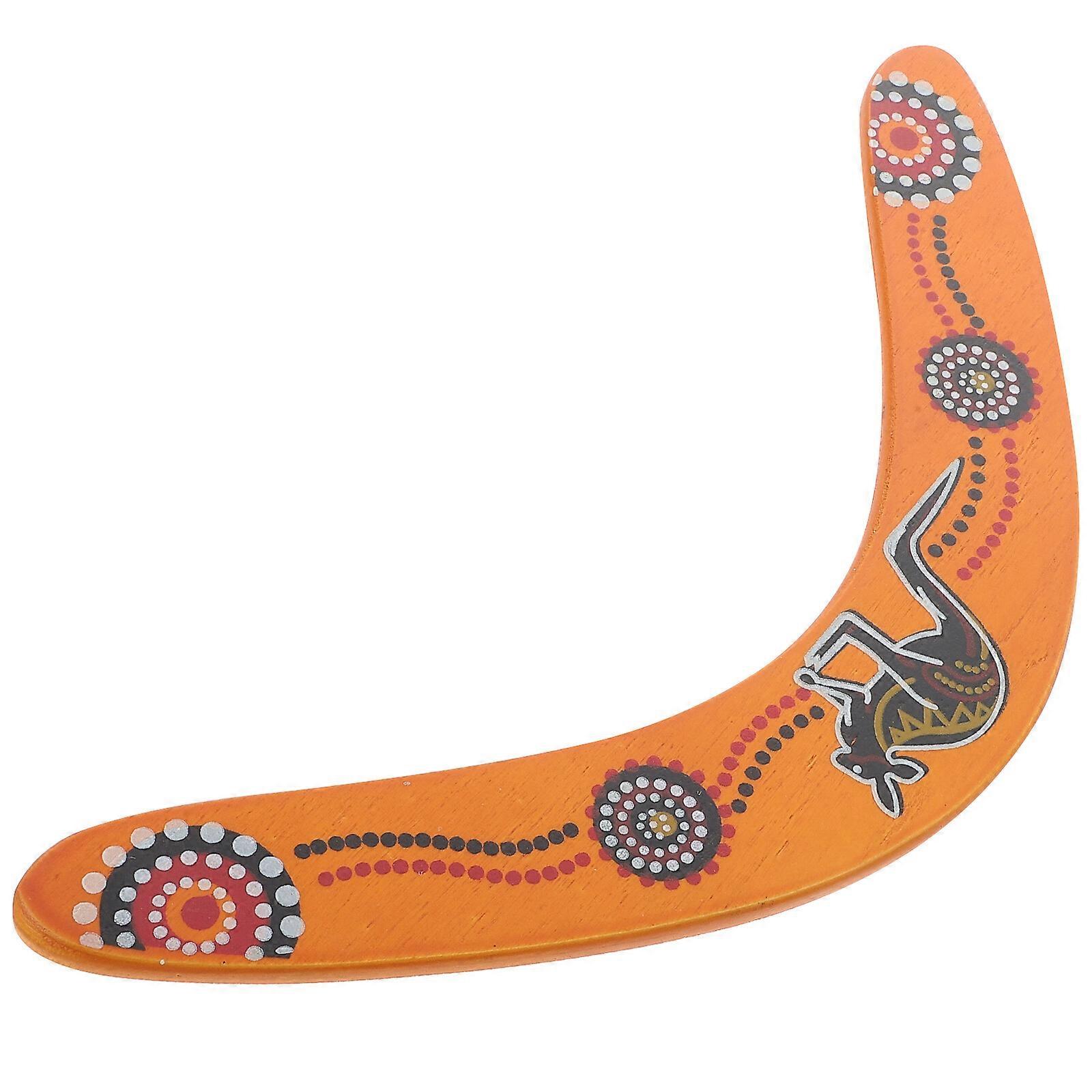 Boomerang en bois Flying V Shaped Maneuver Dart Outdoor Saucer Funny Flying Toy