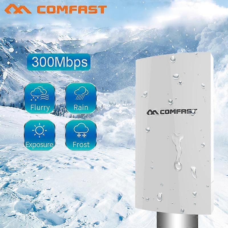 300 Mbit / s 2,4 GHz 5 dBi Antenne für den Außenbereich CPE AP 1 km lange Reichweite Wireless Bridge Access Point Digital Display WiFi Router Comfast E130N