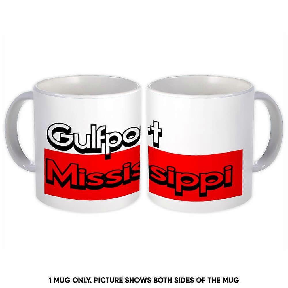 Gift Mug: Gulfport Mississippi Rectangle