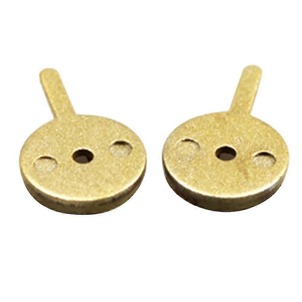 2pcs Pastilhas de freio de disco elétricas pastilhas de freio, ouro