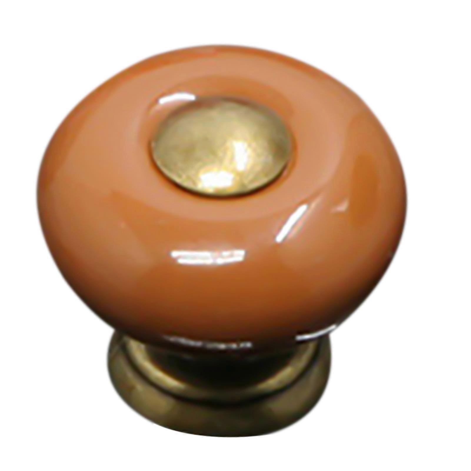 Drawer Pull Knob Single Hole Wide Application Ceramic Scratching Resistant Cabinet Knob Handle for Kitchen QinHai