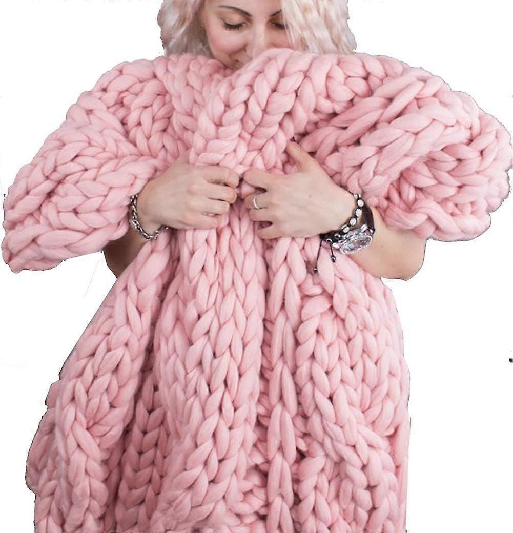 Handwoven Bulky Blanket for Home Sofa - Soft and Durable Throw Blanket for Ultimate Comfort and Style