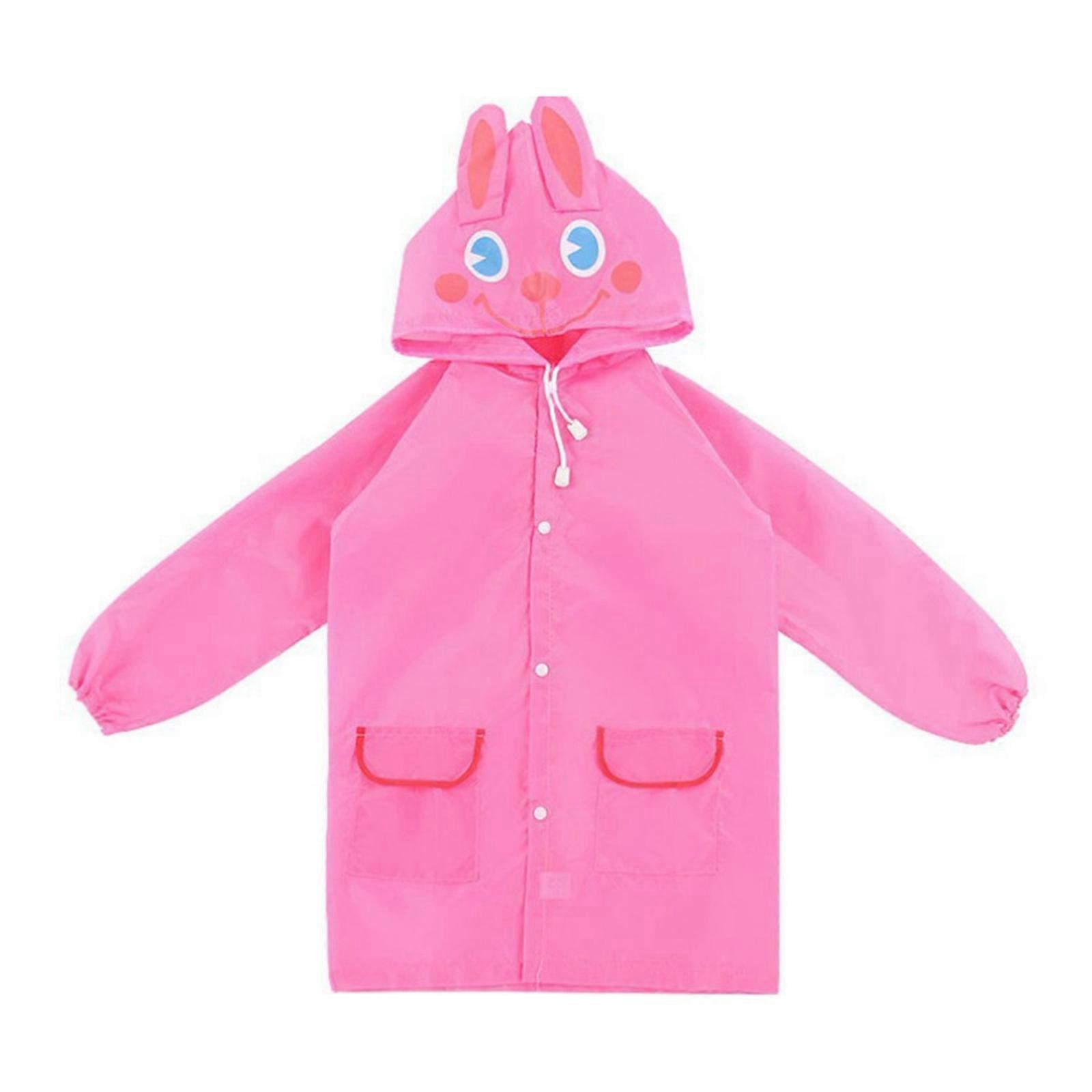 Nya Barn Regnrockar För Flickor Pojkar Regn Poncho Toddler Regnjacka 3D Tecknad Regndräkt Barn Vattentät Overall Regnkläder